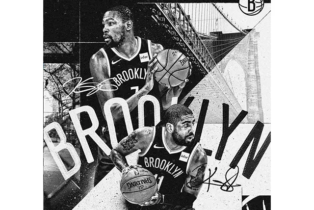 The Brooklyn Nets are pretty excited about KD and Kyrie